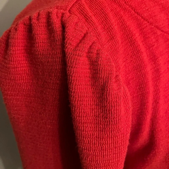 GAP medium a-line red dress with zip pockets. - Picture 5 of 5